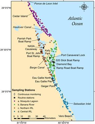 High-Resolution Spatiotemporal Dynamics of Harmful Algae in the Indian River Lagoon (Florida)—A Case Study of Aureoumbra lagunensis, Pyrodinium bahamense, and Pseudo-nitzschia